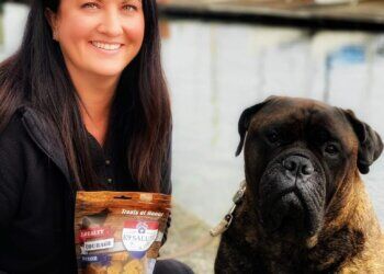 Washington National Guard veteran Jessica Harris owns and operations K9 Salute. Courtesy photo