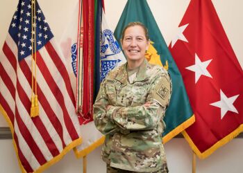 Lt. Gen. Jody Daniels, Chief of Army Reserve. Photos by Trish Alegre-Smith.